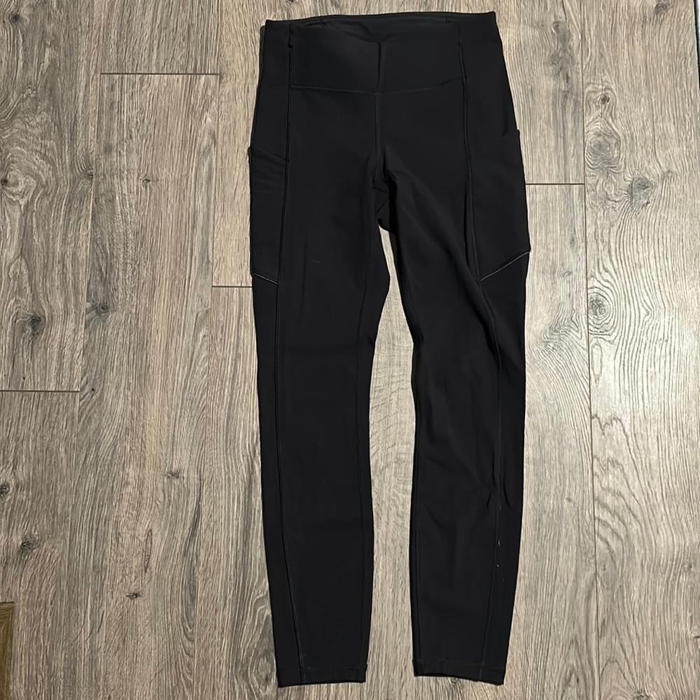 NWOT Lululemon Speed Up Leggings Black Size 2